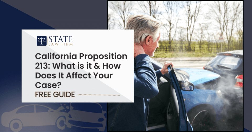 California Proposition 213: What Is It & How Does It Affect Your Case?
