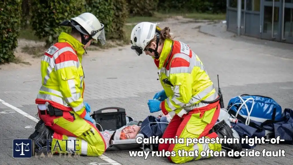 California pedestrian right-of-way rules that often decide fault