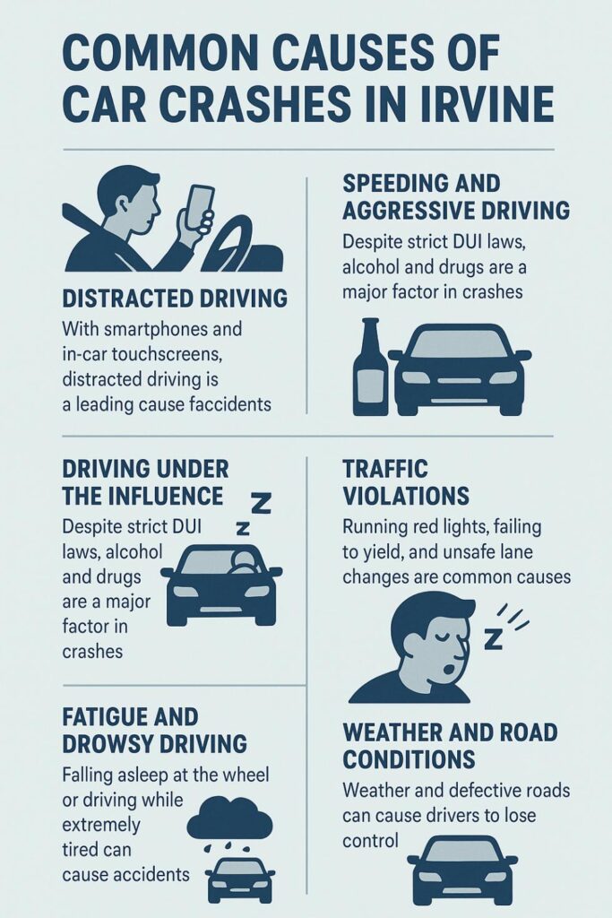 Common Causes Irvine Car Accident
