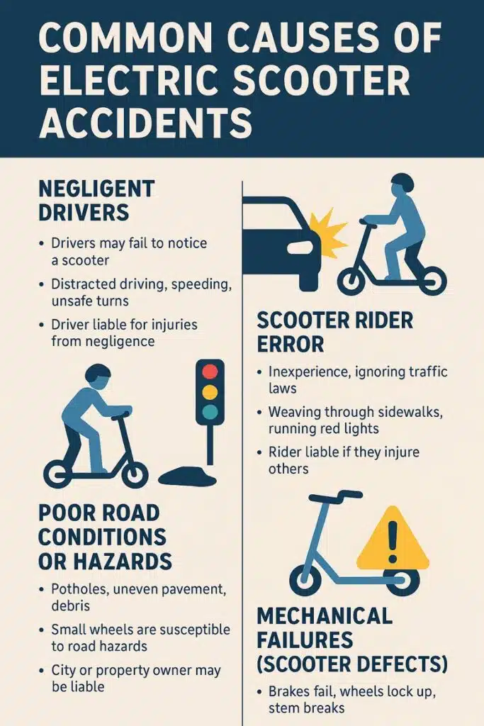 Common Causes of Electric Scooter Accidents