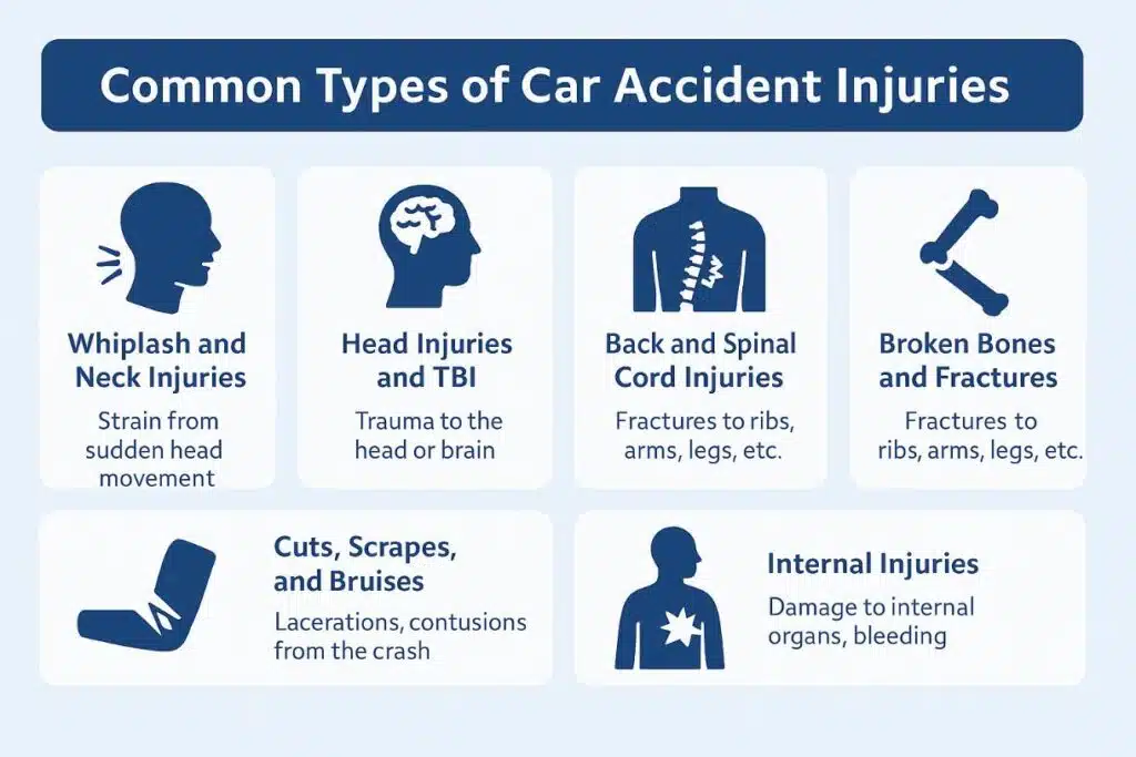 Common Types of Car Accident Injuries