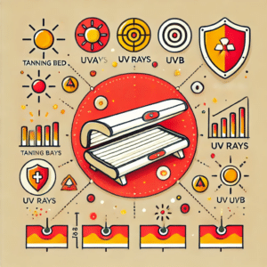 peligros de una cama de bronceado
