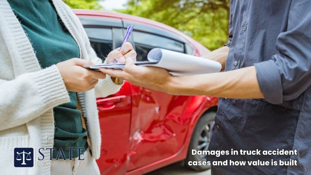 Damages in truck accident cases and how value is built