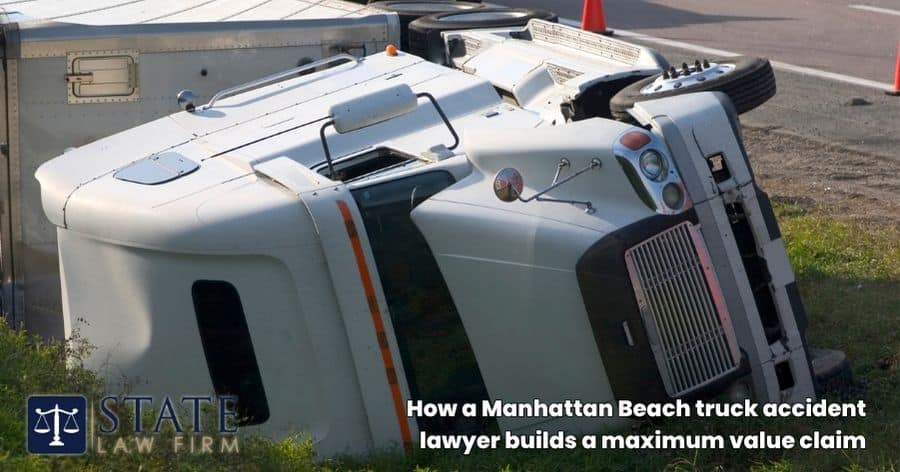 How a Manhattan Beach truck accident lawyer builds a maximum value claim