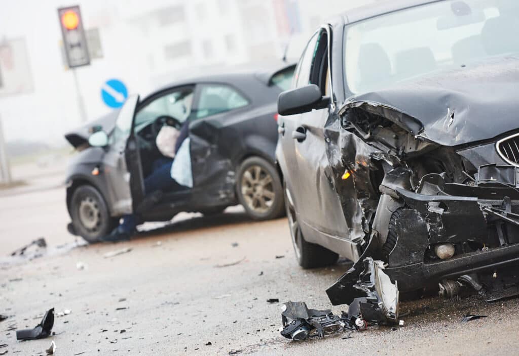 Road sign in Palmdale Palmdale car accident lawyers. State Law Firm