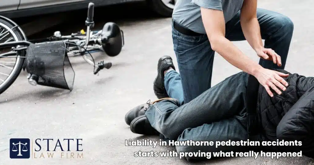 Liability in Hawthorne pedestrian accidents starts with proving what really happened