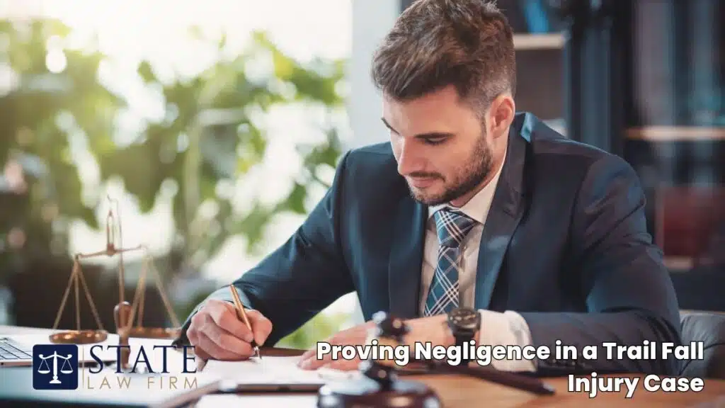 Proving Negligence in a Trail Fall Injury Case