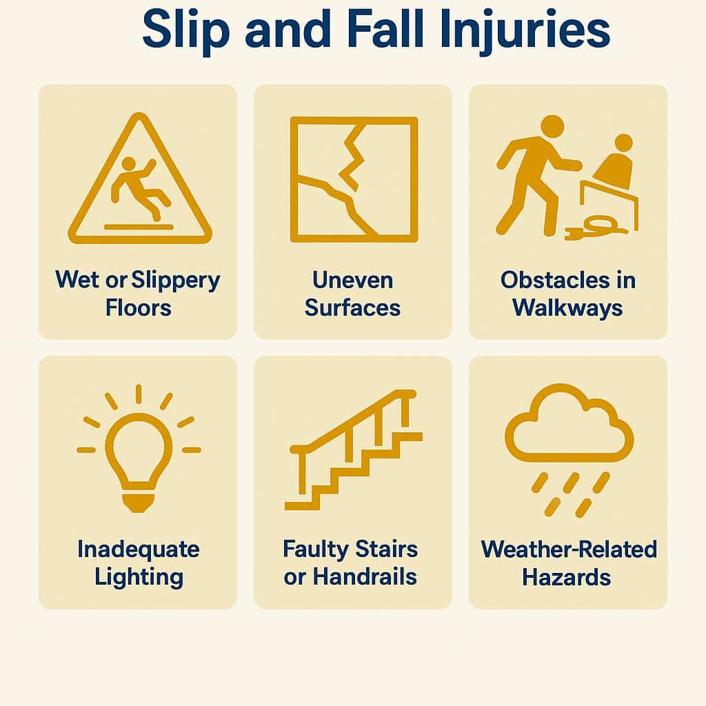 Slip and Fall Lawyers in Bakersfield, California 3 Slip and Fall injuries