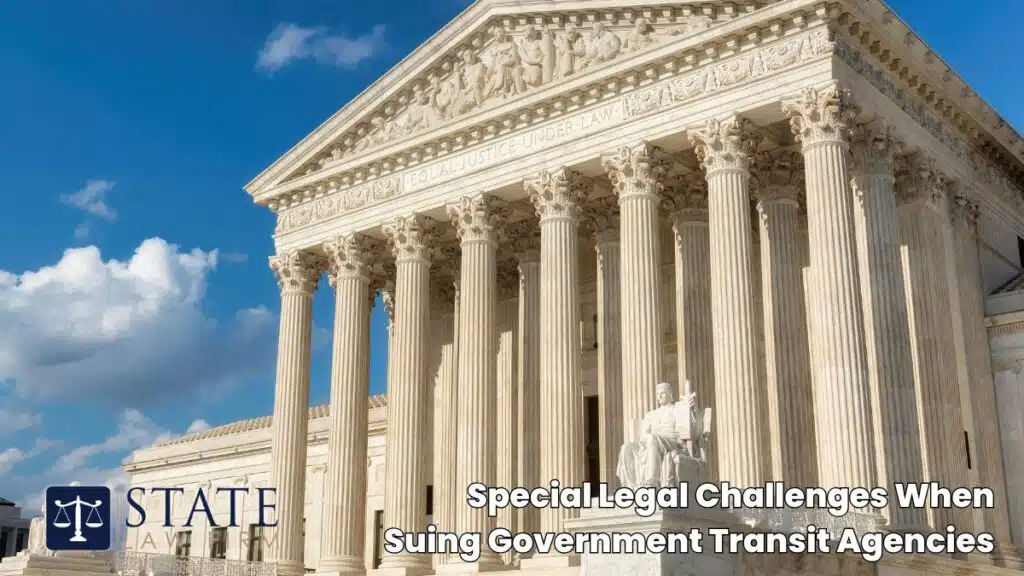 Special Legal Challenges When Suing Government Transit Agencies