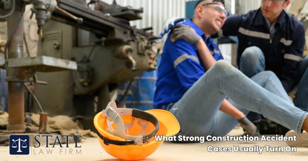 What Strong Construction Accident Cases Usually Turn On