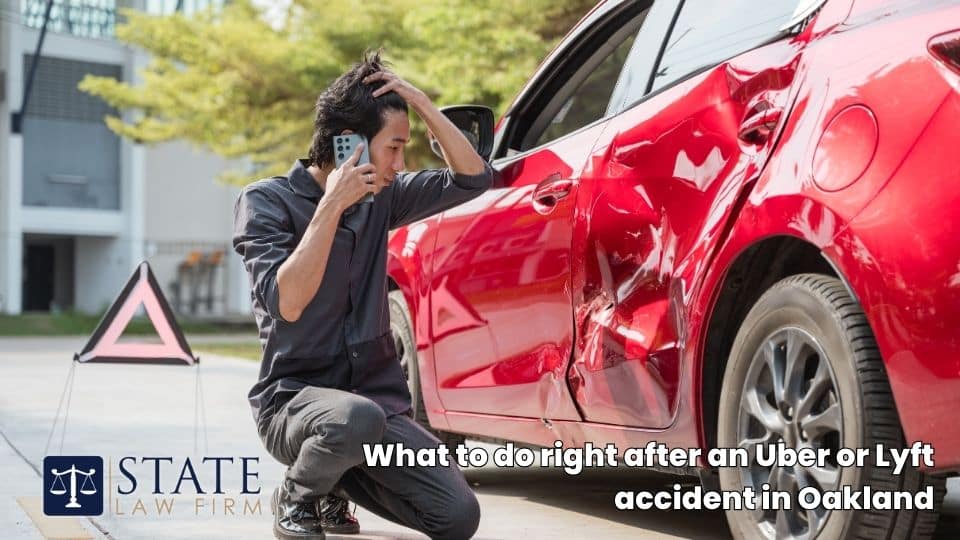 What to do right after an Uber or Lyft accident in Oakland
