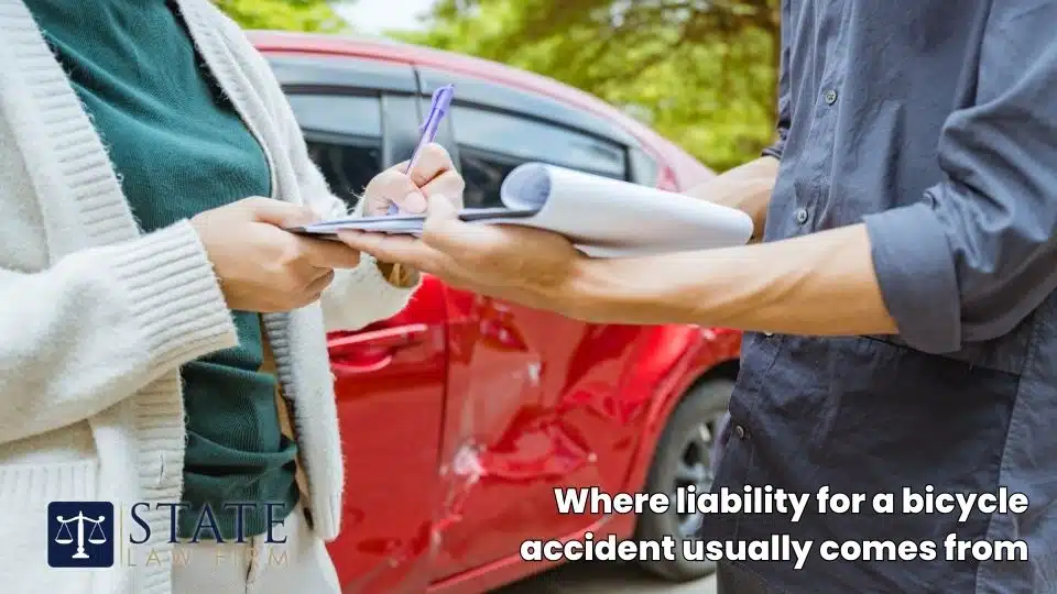 Bicycle Accident Lawyers in Pasadena, CA 3 Where liability for a bicycle accident usually comes from