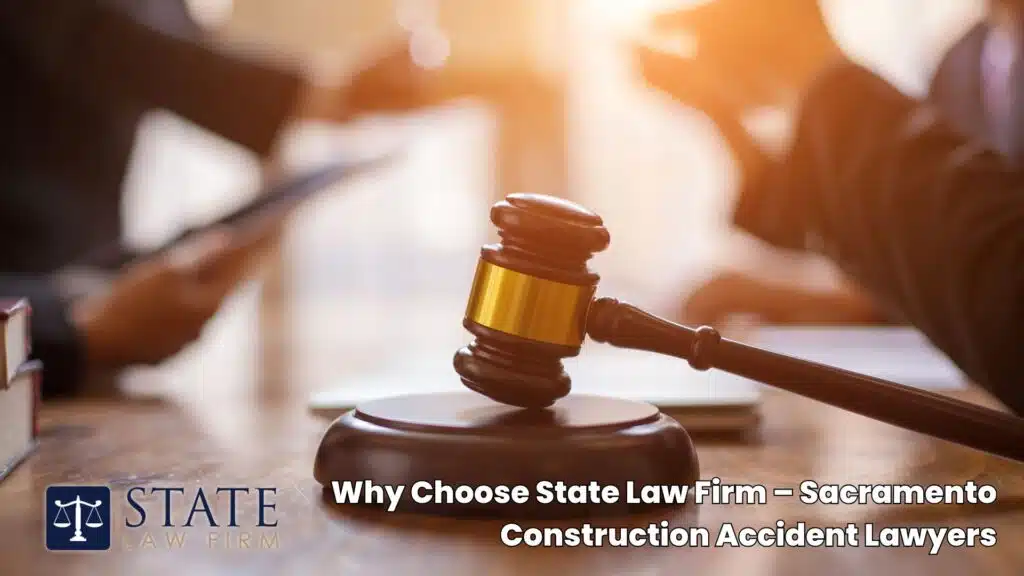 Abogados de accidentes de construcción – Sacramento, CA 6 ¿Por qué elegir State Law Firm? Abogados de accidentes de construcción en Sacramento