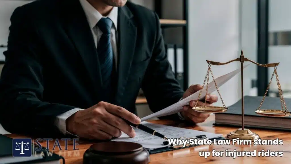 Motorcycle Accident Lawyers in Whittier, CA: Standing Up for Injured Riders 7 Why State Law Firm stands up for injured riders