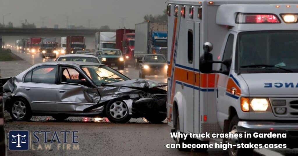 Why truck crashes in Gardena can become high-stakes cases