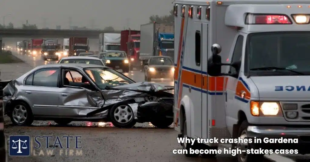 Truck Accident Lawyers in Gardena, CA 2 Why truck crashes in Gardena can become high-stakes cases