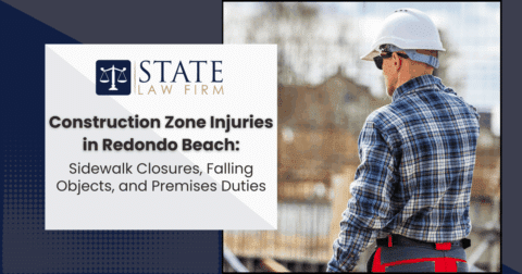 Lesiones en zonas de construcción en Redondo Beach