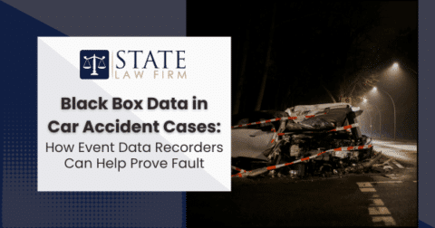 Damaged car after collision