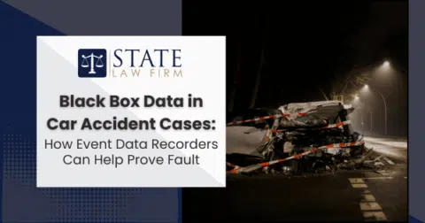 Damaged car after collision