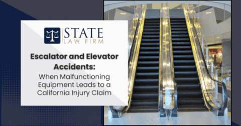 Escalator and elevator accident safety warning