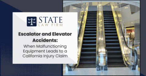 Escalator and elevator accident safety warning