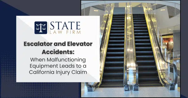 Escalator and elevator accident safety warning