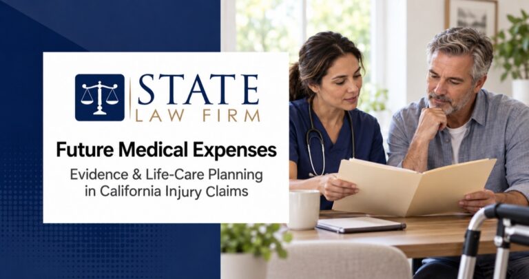 State Law Firm guide to future medical expenses and life-care planning in California injury claims