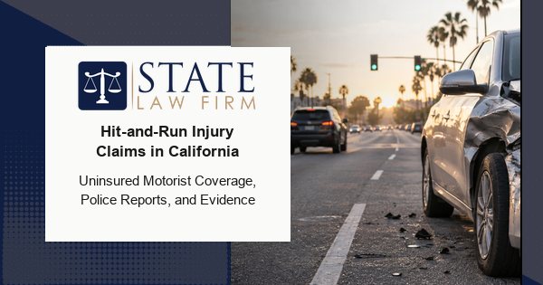 Hit-and-run injury claims in California with uninsured motorist coverage and evidence