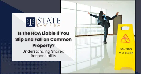 Man beside yellow caution sign