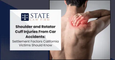 Man holding his arm in pain