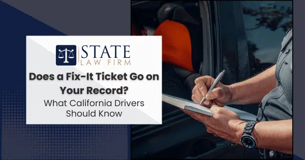 Man inspecting car and taking notes
