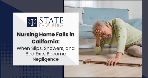 Man lying on floor with hand on