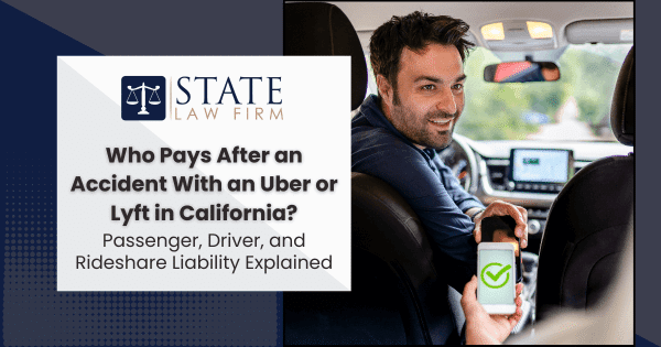 Man using cellphone in parked car