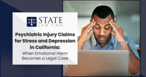 Person stressed in front of laptop