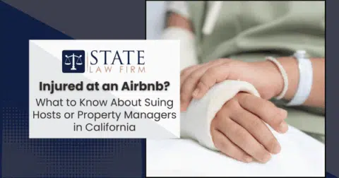 Person with arm cast showing state law firm support for injury claims