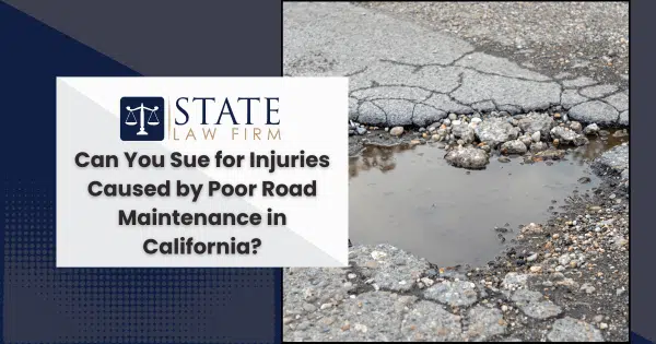 Pot hole with 'state law firm can you sue for' text