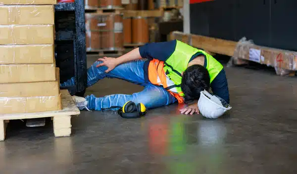 types of injuries resulting from a forklift accident