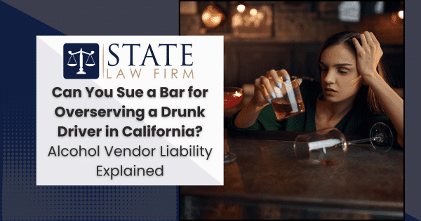 Woman at table with alcohol, illustrating overserving