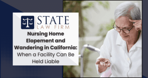 Woman holding a document for a state law