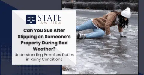 Woman lying on ground with head down