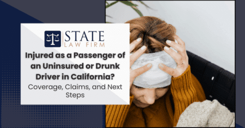 Woman with bandaged head covering her face