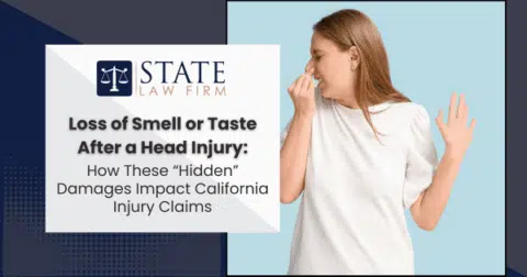 Woman with hand to mouth